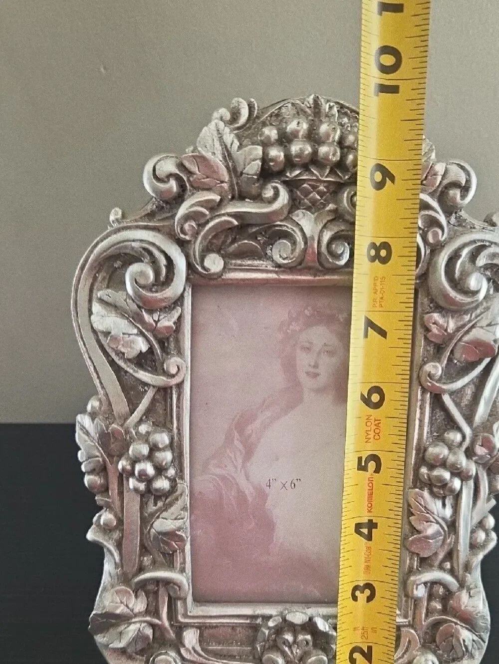 Ornate Silver Vintage Style Photo Frame